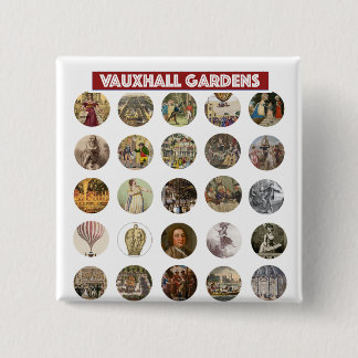 Vauxhall Gardens Square Button 缶バッジ