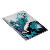 Vawes抽象芸術スパイラルフォトノートブック ノートブック (右側)