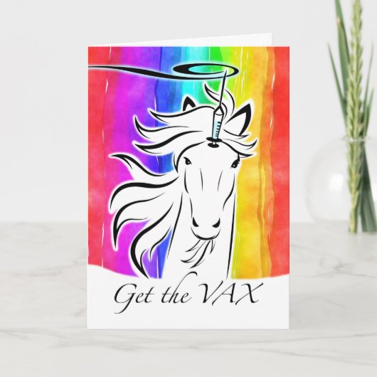 Vax Be an Immunicorn健康認識度 カード (正面)