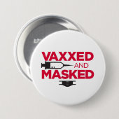 VAX & MASK ME! 缶バッジ (正面&裏面)