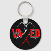 VAXED - COVID-19の予防接種を受けた キーホルダー (正面)