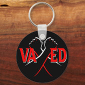 VAXED - COVID-19の予防接種を受けた キーホルダー (正面)