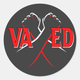 VAXED - COVID-19の予防接種を受けた ラウンドシール