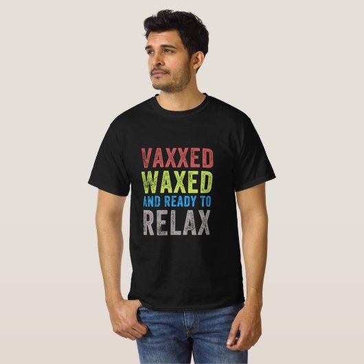 VaxxedとWxedのシャツリラックスVaxedに対応 Tシャツ (正面フル)