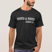 vaxxed、vaxxedおよびwxed、ワクチン接種、vaxxed tシャツ (正面)
