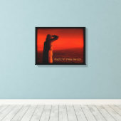 Vayeira - Lot's Wife キャンバスプリント (インサイチュ (ウッドフロア))