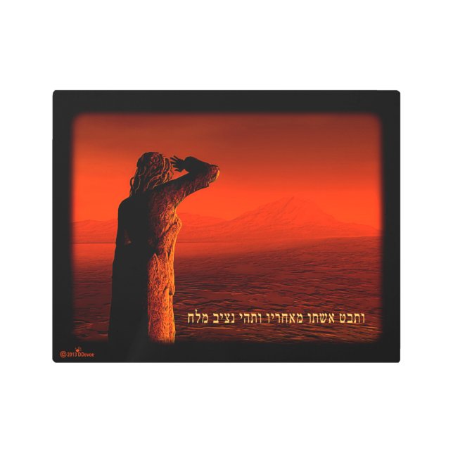 Vayeira - Lot's Wife メタルプリント (正面)