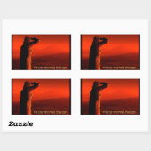 Vayeira - Lot's Wife 長方形シール (シート)