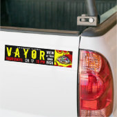 VAYORの眼球 バンパーステッカー (トラック上)