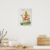 Vayu、C. de Motteの彫刻（1785年～1836年）（色） ポスター (キッチン)