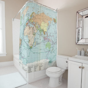 Vazhneishie Inostrannye Krugosvetnye Zkspeditsii シャワーカーテン