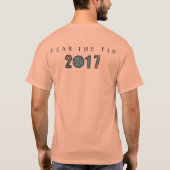 VBの突進のワイシャツ2017年 Tシャツ (裏面)