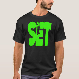 VBセット、ネオンの緑 Tシャツ