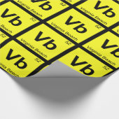 Vb - バージニアビーチ市 化学元素周期表 ラッピングペーパー (角)