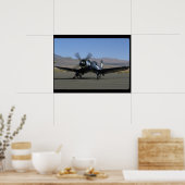 Vbed F4U Corsair, 離れ Front_WWII飛行機 ポスター (キッチン)