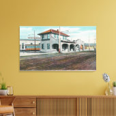 VBN RR電車庫の外観 キャンバスプリント (インサイチュ (リビング))