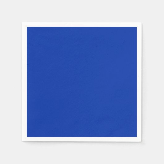 "VBRANT Blue"結婚の スタンダードカクテルナプキン (正面)