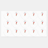 VBSイエスは私の信仰と水の瓶にスマイルを置く ラベル (シート)