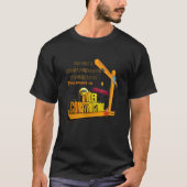 VBSコンクリートクレーン建物基礎の下 Tシャツ (正面)