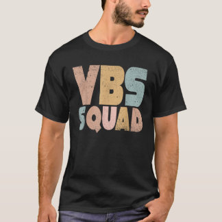 VBSスクワッドバケーションバイブルVBS先生グルーヴィーキリスト Tシャツ