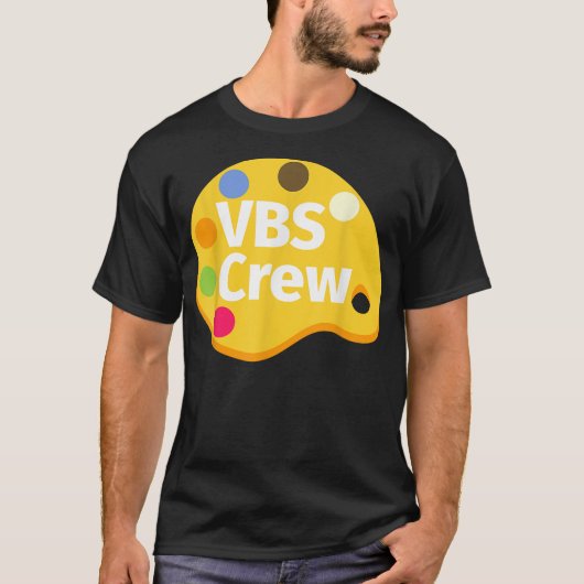 VBS 2022 絵を描 Crew Vacation Bible School P Tシャツ (正面)