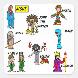 VBS Bible Jesusスタンプ スクエアシール