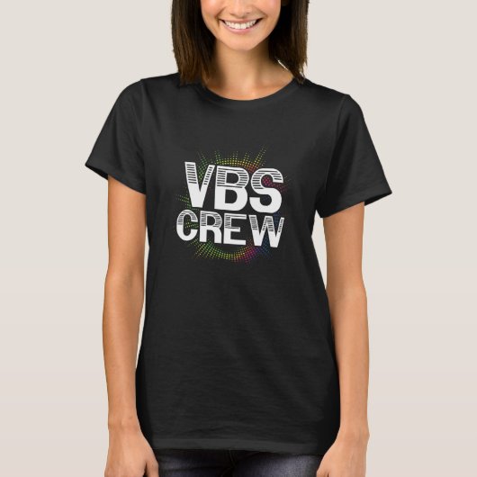 VBS Crew Vacation Bible School Paint Splatter Chri Tシャツ (正面)