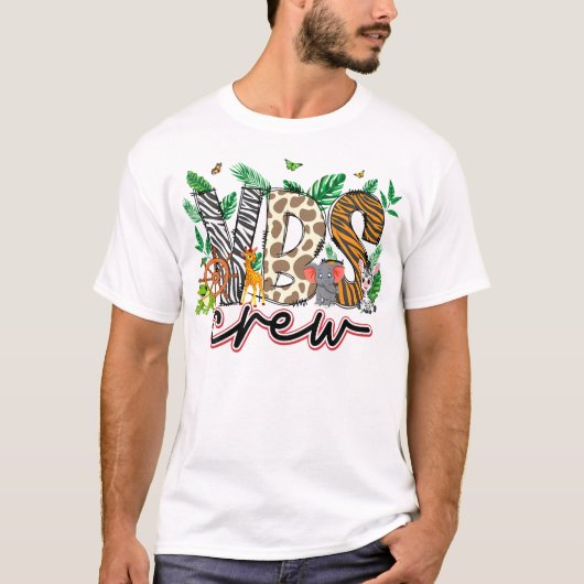 Vbs Crew Vbs 2024 Vacation Bible School Jungle Adv Tシャツ (正面)
