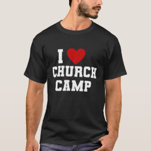 VBS I Love Church Camp Christian Church Bible Scho Tシャツ