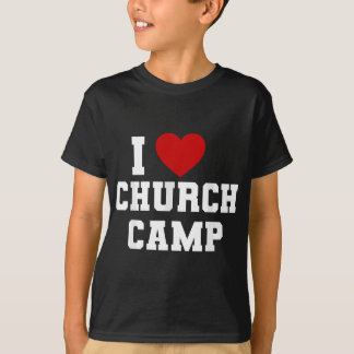 VBS I Love Church Camp Christian Church Bible Scho Tシャツ