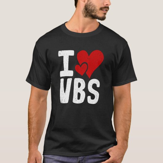 VBS I Love Vacation Bible School Christian VBS Chu Tシャツ (正面)