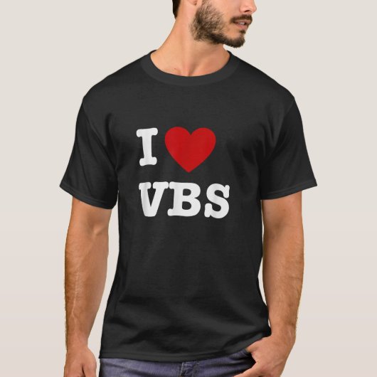 VBS I love Vacation Bible School Christian VBS Chu Tシャツ (正面)