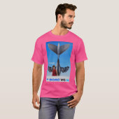 Vc 10ヴィンテージ旅行ポスター tシャツ (正面フル)