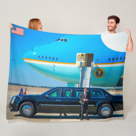 VC-25A(747-200B)と「THE BEAST」 フリースブランケット