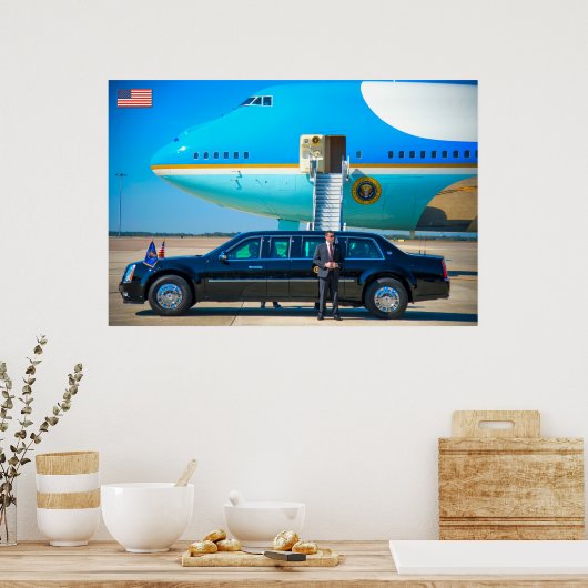 VC-25A(747-200B)と「THE BEAST」 ポスター (キッチン)