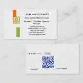 VCard QR-CODE 名刺 (正面/裏面)