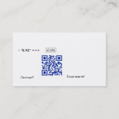 VCard QR-CODE 名刺 (裏面)