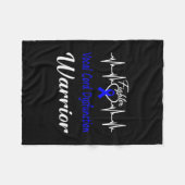 Vcd認識度戦士ハートビートファイトブルーリボン フリースブランケット (正面(横))