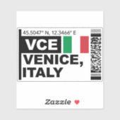 VCE Venice Boarding Pass - Italy Travel シール (シート)