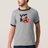 VCFAのパンク! (黒いロゴの)信号器 Tシャツ (正面)