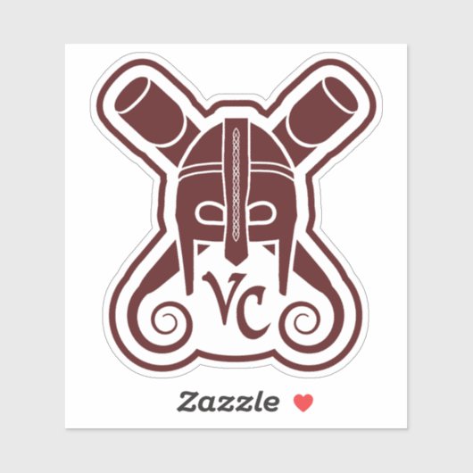 VCman Helmロゴデカール シール (シート)