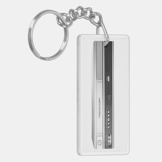 VCRプレーヤーおよびリモートコントロール キーホルダー (正面左)