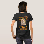VD STD お尻 デカルステッカー お土産 Tシャツ S (裏面フル)