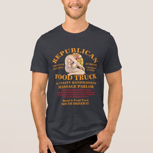 VD STD トランプ ドライブスルー 賄賂 ウィンドウ Tシャツ T (正面)