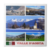 VDA005 VALLE D'AOSTA，モザイク，イタリア， タイル (正面)