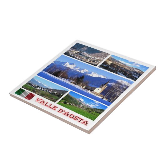 VDA005 VALLE D'AOSTA，モザイク，イタリア， タイル (側面)