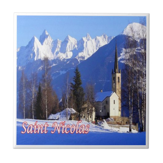 VDA014 SAINT-NICOLAS, Aosta Valley タイル (正面)