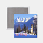 VDA014 SAINT-NICOLAS - Aosta Valley -冷蔵庫 マグネット (正面/裏面)