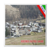 VDA015 RHEMES-NOTRE-DAME、Aosta Valley タイル (正面)