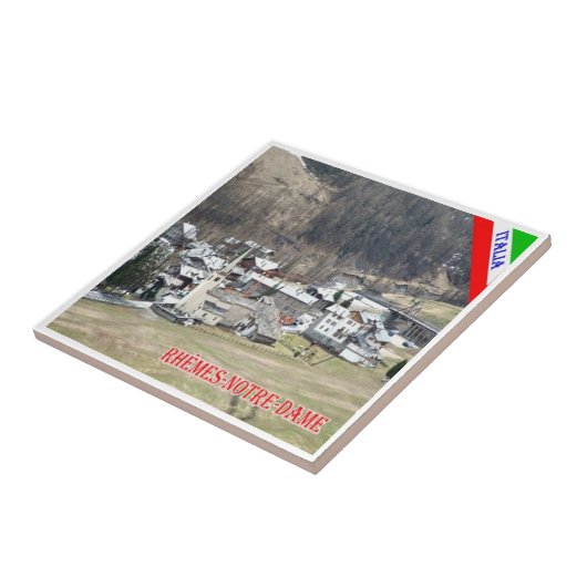 VDA015 RHEMES-NOTRE-DAME、Aosta Valley タイル (側面)